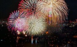 The 35th Kanmon Kaikyo Fireworks Festival in 2022 The most spectacular fireworks display about15000 shots in western Japan!! With a Dinner box !！【F027-52B】