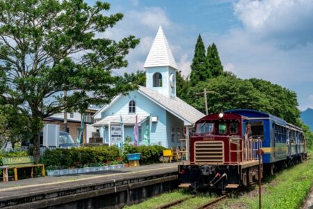 開放感たっぷり！　南阿蘇鉄道トロッコ列車　